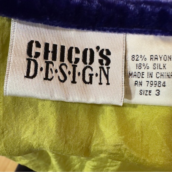 Vintage Chico’s Design purple wrap skirt XL - Picture 4 of 11